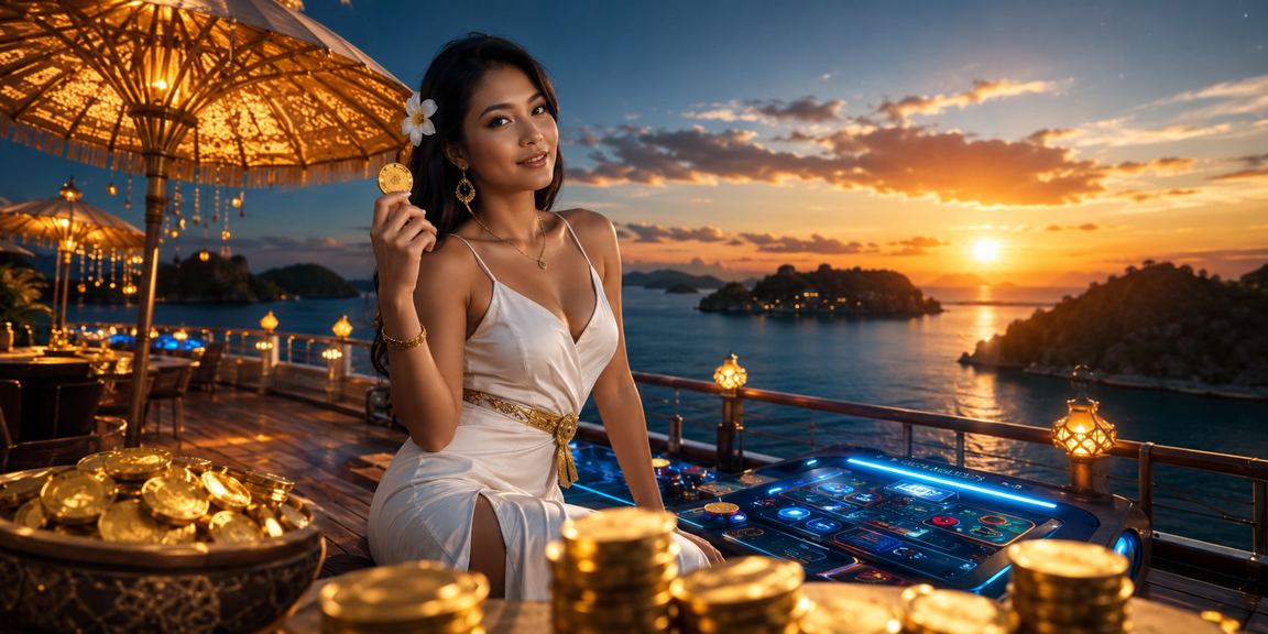 Model Vietnam menggunakan laptop untuk mengikuti taruhan esports dan turnamen online